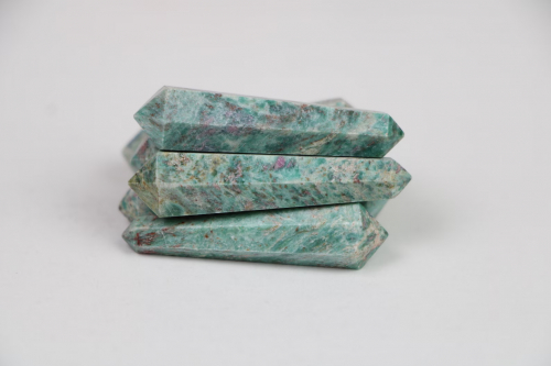 Ruby Zoisite Double Terminated Points Massage Wands